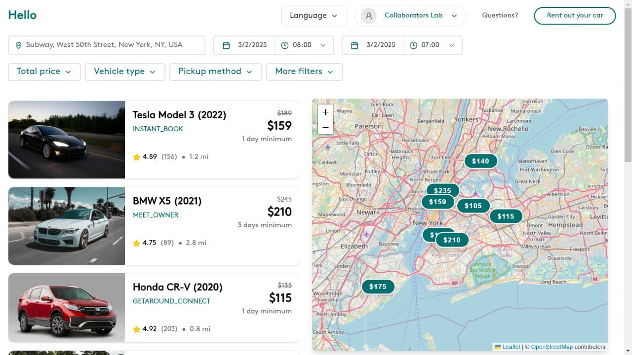 DriveNow: Car Booking Platform MVP