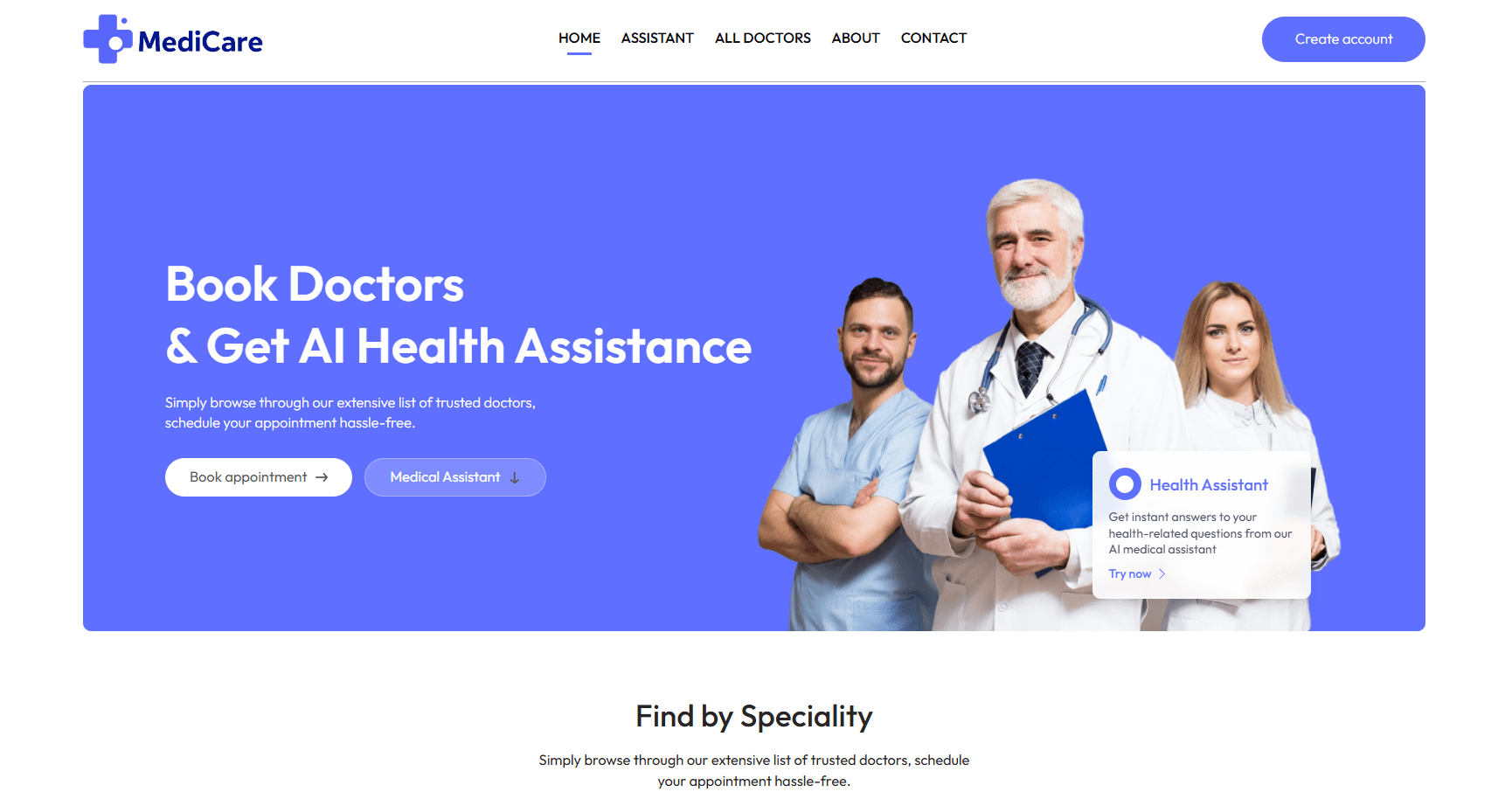 MediCare – Hospital Management System
