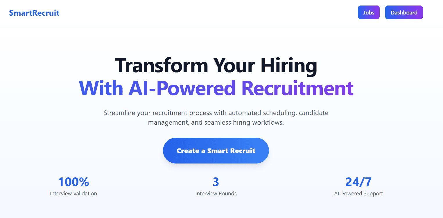SmartRecruit: AI-Powered Recruitment System